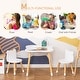 preview thumbnail 6 of 8, Wooden Kids Table and Chair Set Ideal for Arts, Meals, Homework, Cute Toddler Activity Table for Age 3 Years+, White