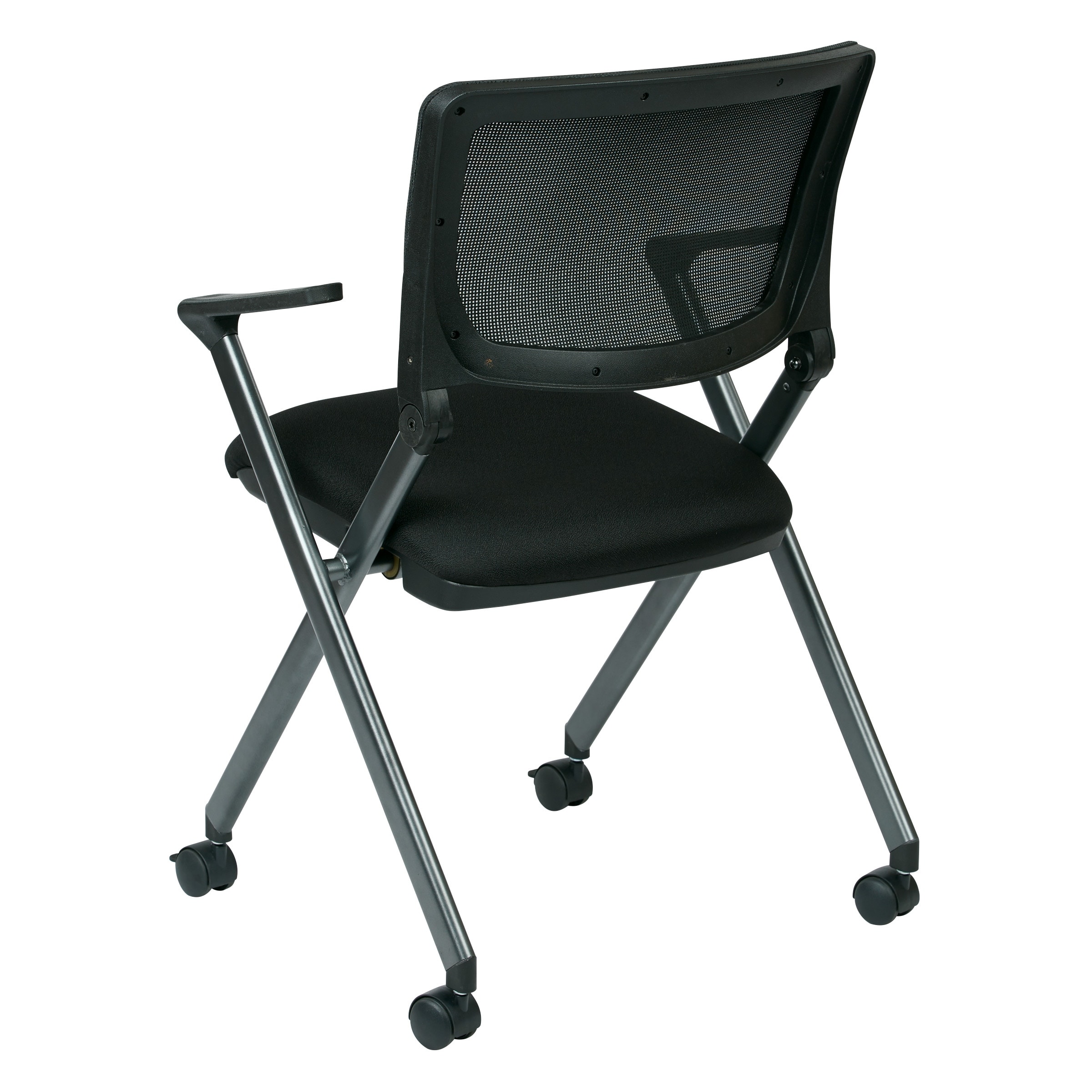 Mesh folding shop chair