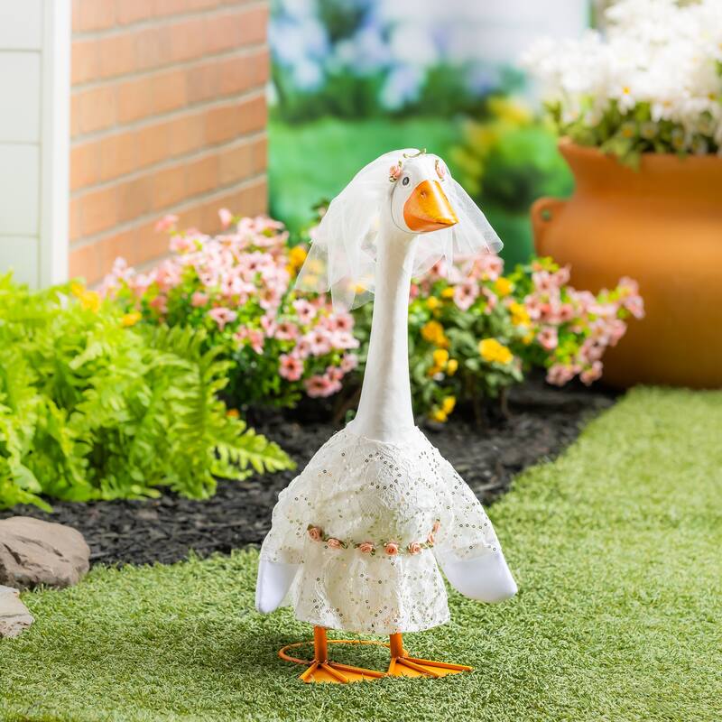 Porch Goose Outfit for Garden Statue