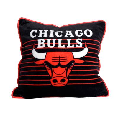 NBA Chicago Bulls Decor Pillow (18" x 18") by Nemcor