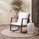 preview thumbnail 6 of 57, SAFAVIEH Daire Outdoor Rocking Chair - 26" W x 31" D x 32" H