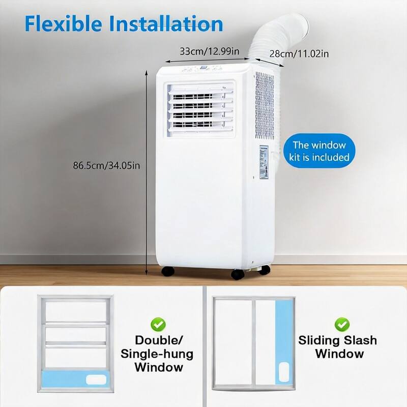 10000 BTU Portable Air Conditioner, Cools up to 450 sq. ft.