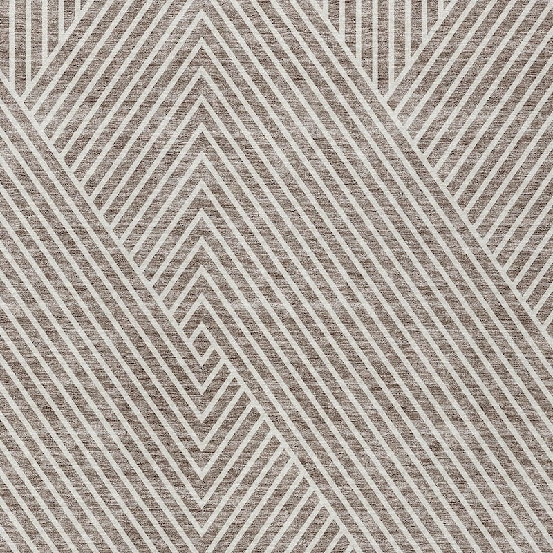 HomeRoots Geometric Transitional Rectangle Outdoor Rug