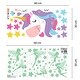 preview thumbnail 9 of 7, Walplus Magical Unicorn Glow In The Dark Fairies Nursery Wall Sticker