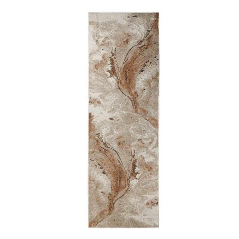 Superior Morwenna Modern Abstract Watercolor Indoor Area Rug or Runner