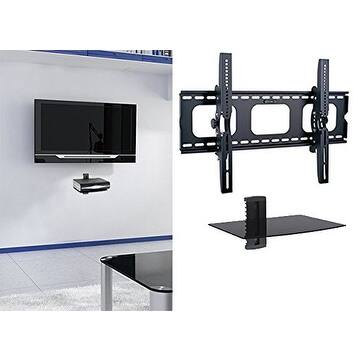 Shop 2xhome New Tv Wall Mount Bracket Single Shelf Package