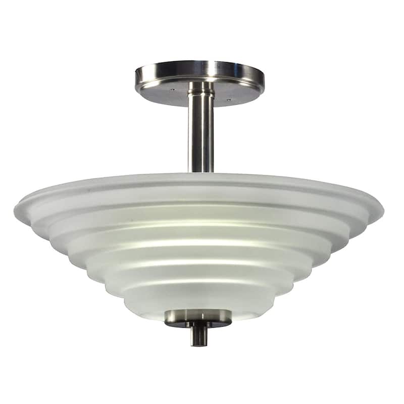 Solomon Crystal Semi Mount - Satin Nickel