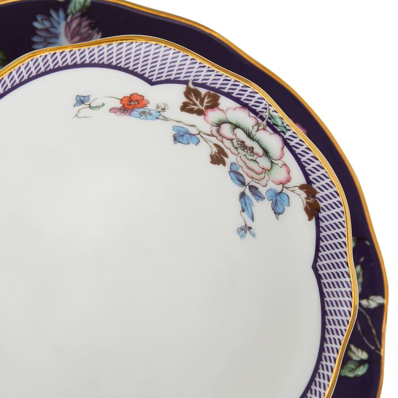 Wedgwood Wonderlust Midnight Crane Teacup and Saucer Set
