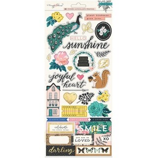 Shop Maggie Holmes Flourish Cardstock Stickers 6 X12 2 Pkg