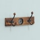 preview thumbnail 2 of 3, Novica Handmade Floral Majesty Wood Coat Rack