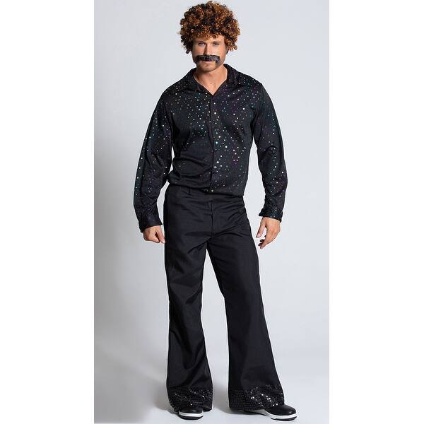 Shop Men S Disco Stud Costume Funny Mens Halloween Costumes Metallic Overstock 28069642