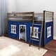 Option Clay with Blue/White Curtain