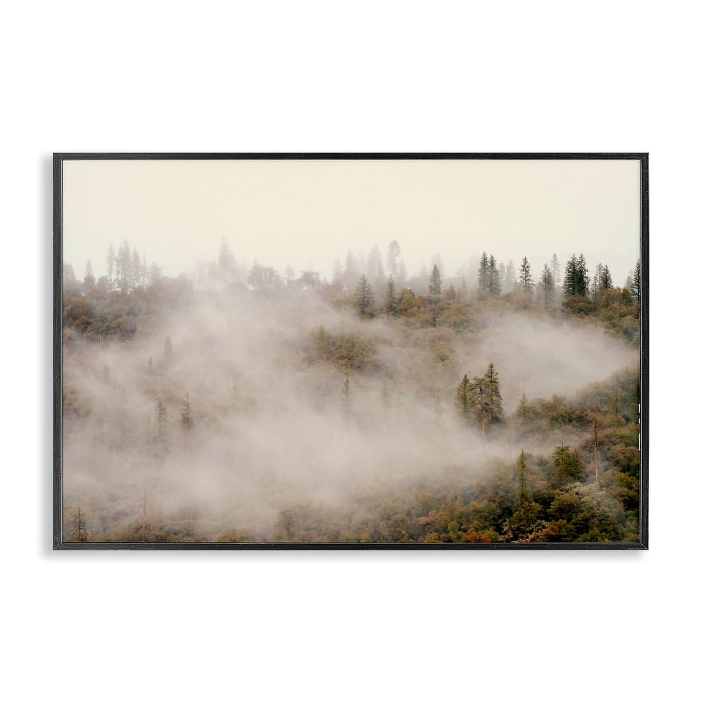 Stupell Morning Fog over Trees Framed Giclee Art Design By Gemma Bardot