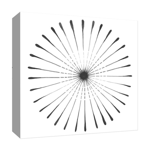 PTM Images 9-126780 PTM Canvas Collection 12" x 12" - "Circular Flash II" Giclee Patterns and Designs Art Print on Canvas