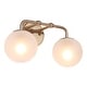 preview thumbnail 22 of 25, Siya Modern 3/2/1 Frosted Glass Bathroom Vanity Lights Romantic Gold Statement Wall Sconces