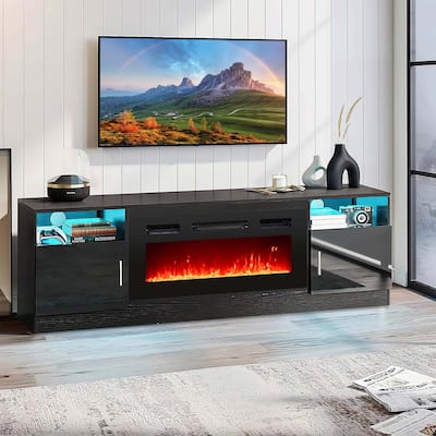 36'' Electric Fireplace Inserts Recessed Fireplace Heater