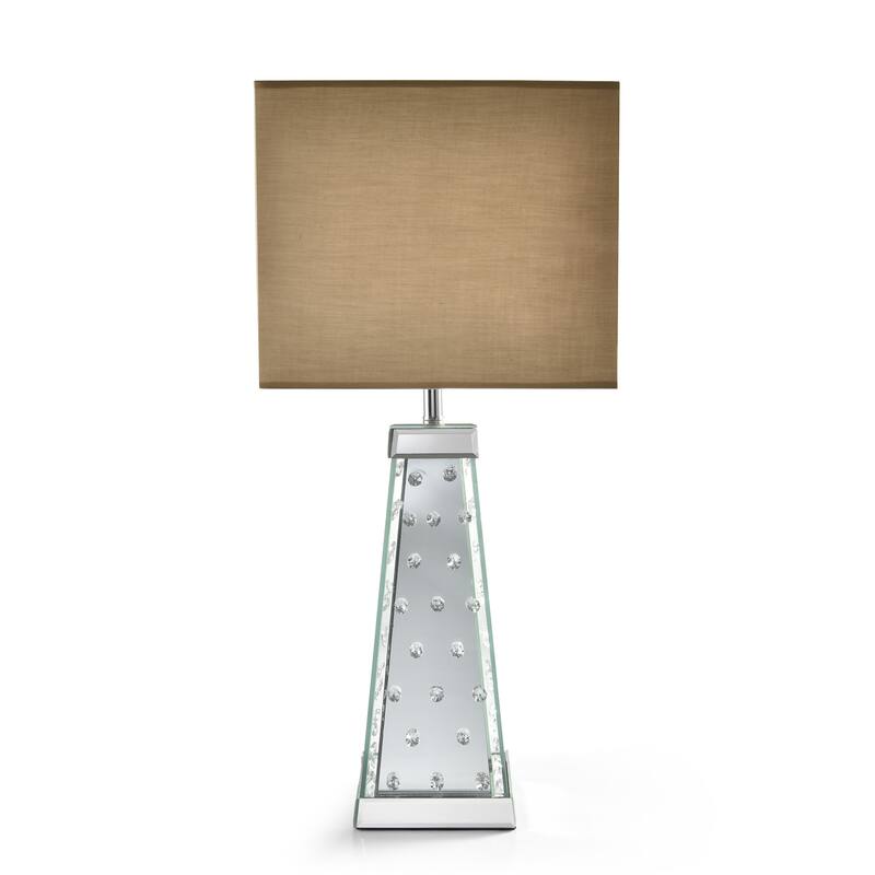 Decor 28 in. Tan Table Lamp - Tan
