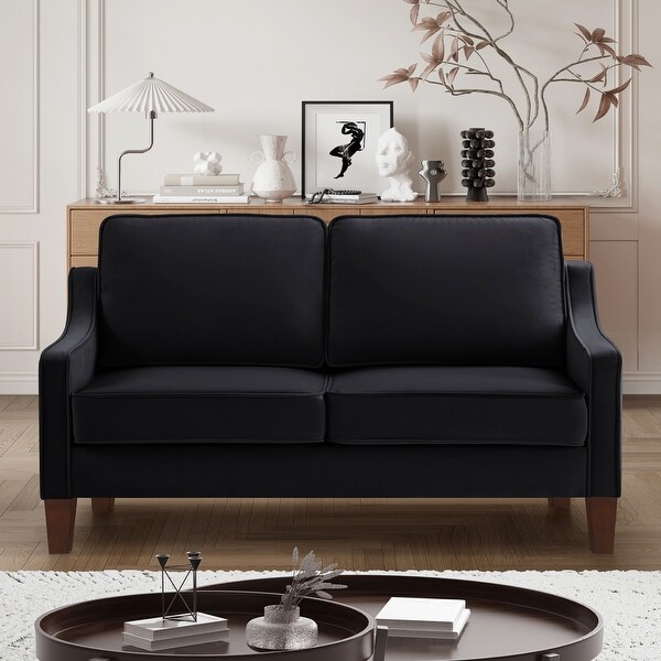 Modern 2 seater leather sofa 2025