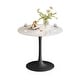 preview thumbnail 3 of 27, Kitchen Dining Table Marble Tabletop Round Modern Sintered Stone Bar Bistro Table