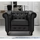 preview thumbnail 10 of 18, Brooks Classic Chesterfield 3-Piece Living Room Set-Chair Loveseat & Sofa