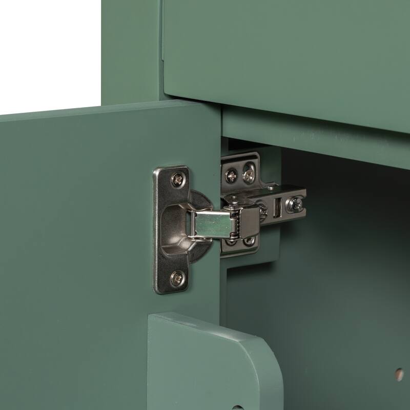 30-inch Bathroom Vanity with Ceramic Sink by Harper&Bright Designs