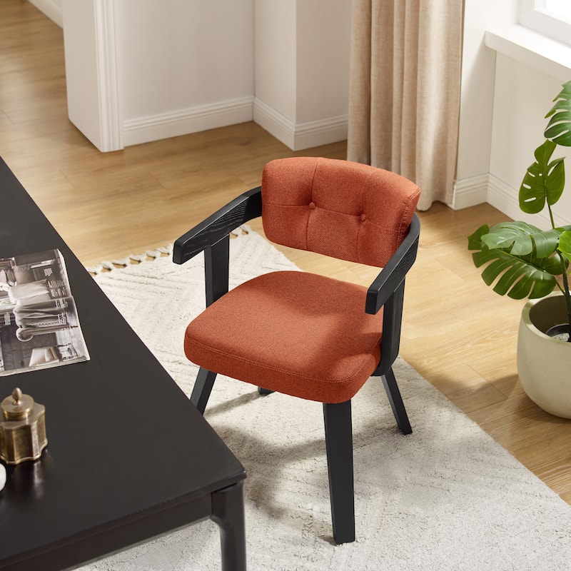 Art Leon Mid-century Modern Fabric Armchair