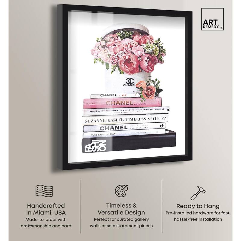 Doll Memories - Roses upon Books Shadowbox by Art Remedy