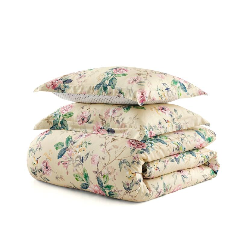 Martha Stewart Songbird Cotton Reversible Comforter Set