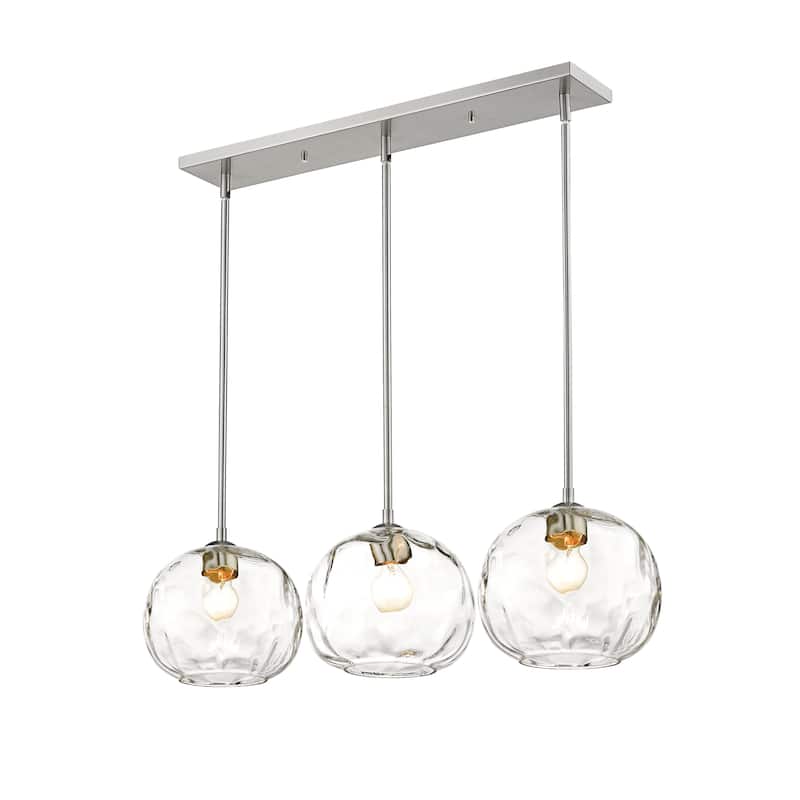 Chloe 3 Light island - Brushed Nickel