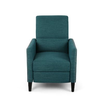 Alscot Contemporary Fabric Push Back Recliner by Christopher Knight Home