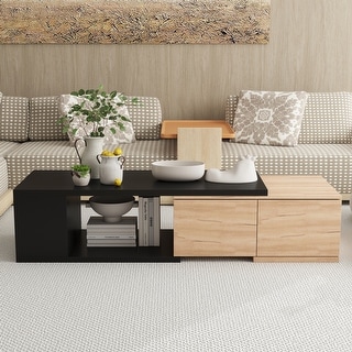 Extendable coffee table with 2 storage drawers - Bed Bath & Beyond ...