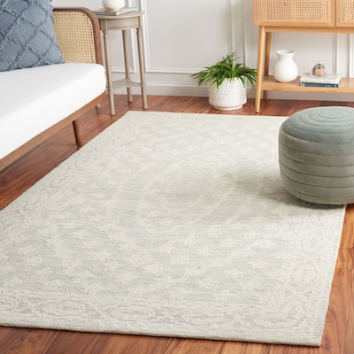 SAFAVIEH Handmade Ebony London Modern Wool Rug