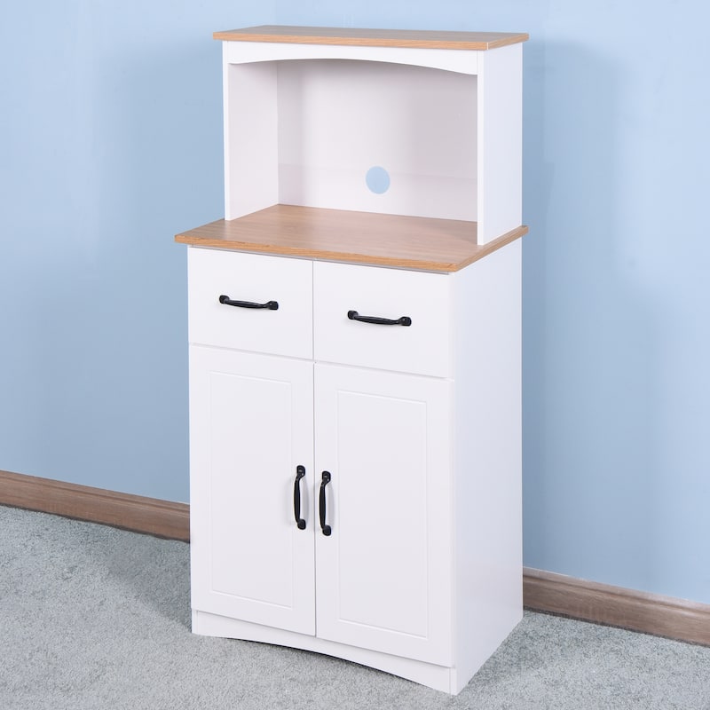 Wooden Kitchen Cabinet with Storage Drawer - Bed Bath & Beyond - 39013818