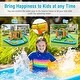 preview thumbnail 4 of 7, 7-in-1 Inflatable Water Slide Park with Trampoline Climbing and 750W Blower - Multicolor - 169.5" x 148" x 81" (L x W x h)