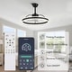 preview thumbnail 106 of 118, 20"/24"/72" Oaks Aura Cotti Low Profile Dimmable Smart Ceiling Fan with Lights 6-Speed Flush Mount Modern Remote