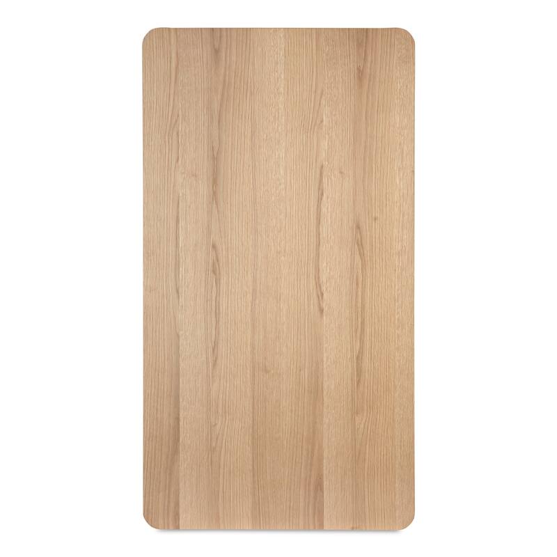 NADAAL STUDIOS Odette Coffee Table, Rectangle Walnut Veneer Top with Rubber Wood Base, Scandinavian Design, 4 Drawers, Brown