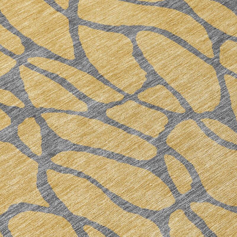 Machine Washable Indoor/ Outdoor Contemporary Chantille Rug