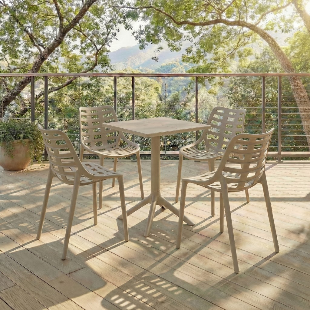 SAFAVIEH Outdoor Living Stella Square Bistro Table - 24"W x 24"D x 30"H