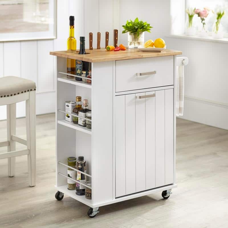 Simple Living Lima Rolling Kitchen Cart