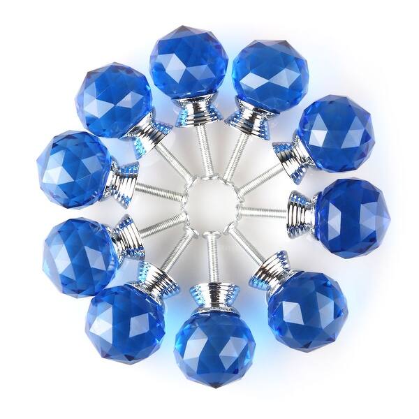 Shop 1 18 Crystal Glass Drawer Knobs Cabinet Pull Handle Round