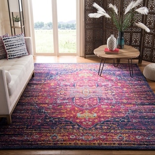 SAFAVIEH Evoke Jacki Vintage Boho Medallion Rug