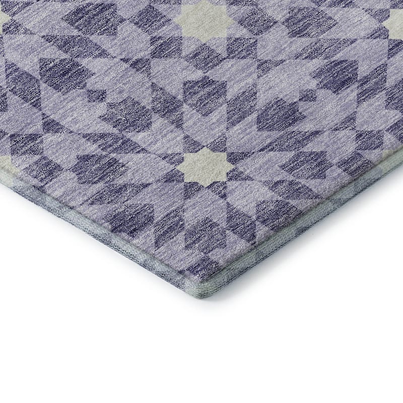 Premium Washable Super Soft Modern Mosaic Mayfield Rug