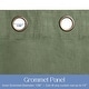 preview thumbnail 43 of 44, Linen Slub Texture Blackout Grommet Curtain Pair(2 Panels)