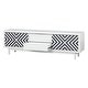 preview thumbnail 9 of 13, Lifestorey Mason Mid-century Geometric TV Stand