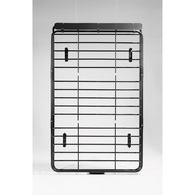 Roof Rack Basket Rooftop Steel Rack, Cargo Carrier with 250 Lbs Capacity, Extension Black Car Top Luggage Holder 64" Universal