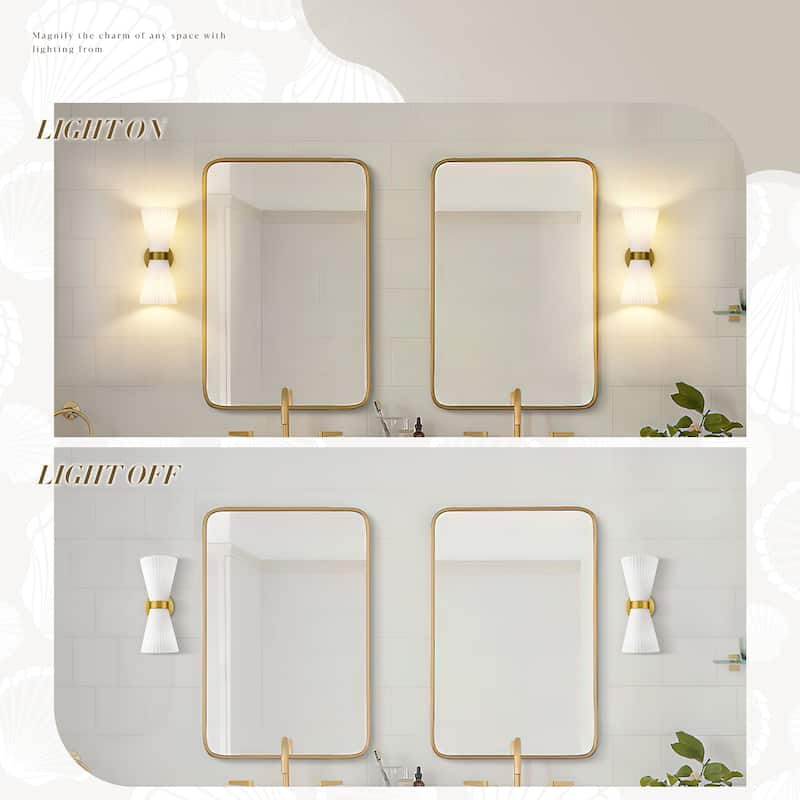 2-Light Wall Sconce, Bathroom Vanity Light