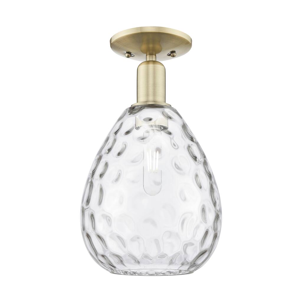 Innovations Lighting Endless Possibilities Arcadia - Waverly - 1 Light 8" Semi-Flush Mount