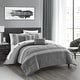 preview thumbnail 5 of 22, Chic Home Brye 5 Piece Pleated Embroidered Design Comforter Set Grey - King - 5 Piece