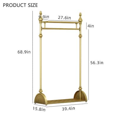 39'' L Industrial Clothes Rack