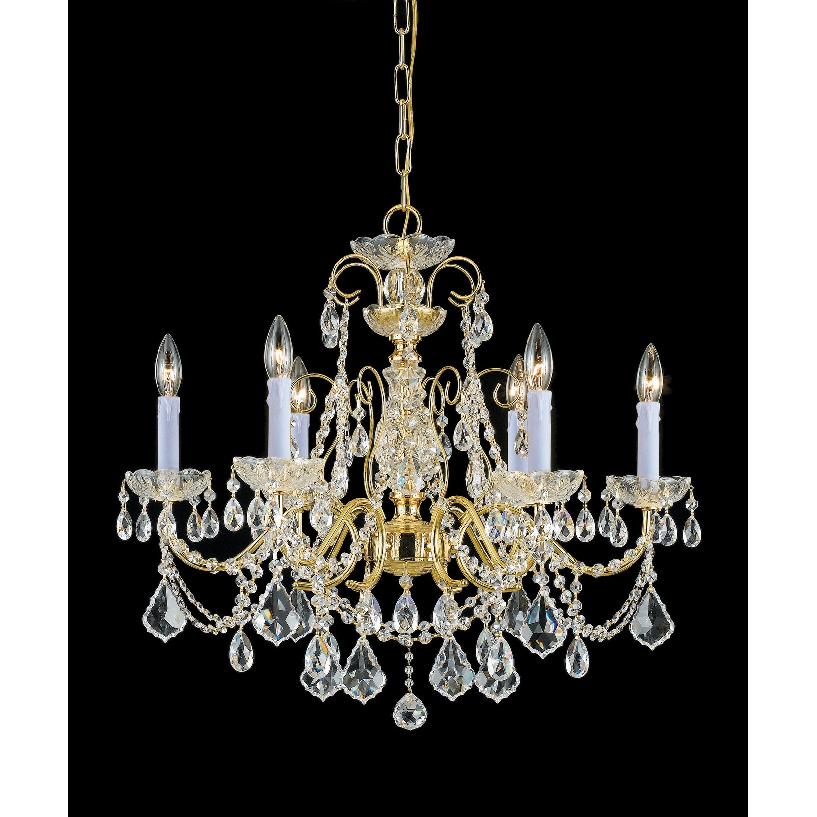 Crystorama Lighting Group Imperial 6 Light 26" Wide Chandelier with